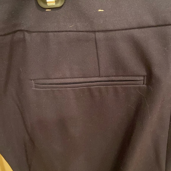 So Slimming Straight-Leg Trousers, navy, Chicos size 1.5=size 10 - Picture 11 of 11